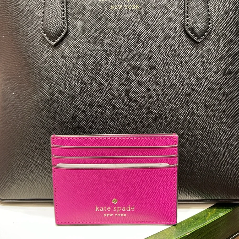 Kate Spade Schuyler Small Slim Card Holder
Baja Rose 
NWT - Picture 10 of 16